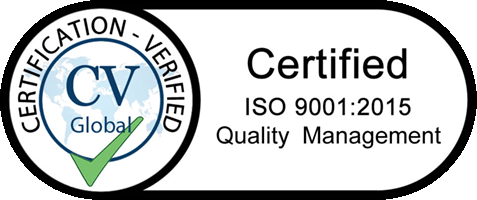 Certified ISO 9001:2015 Quality Management